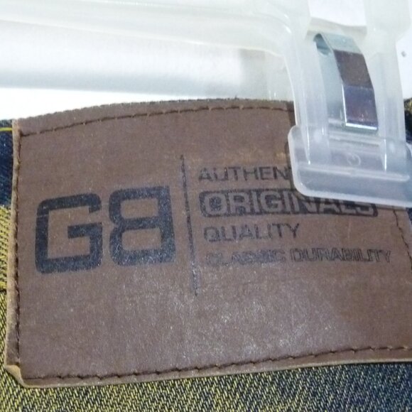 MEN'S THRASHED JEANS STRAIGHT LEG 38X32 - Picture 7 of 9